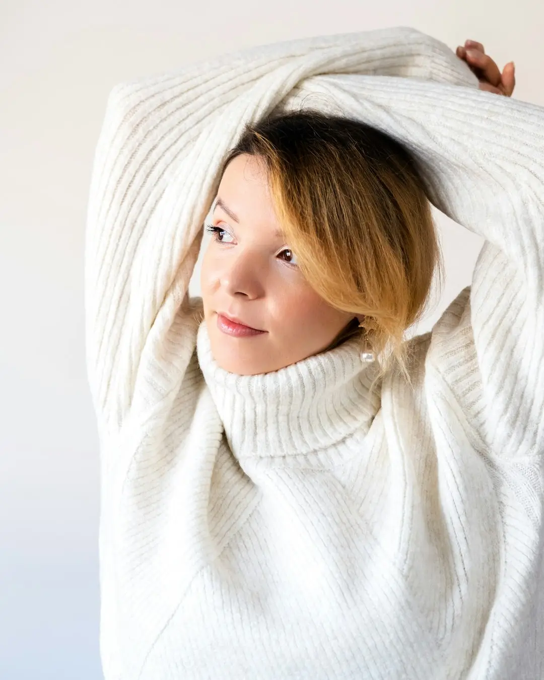 Tricô no inverno: vestir pelo tato, não pelo espelho